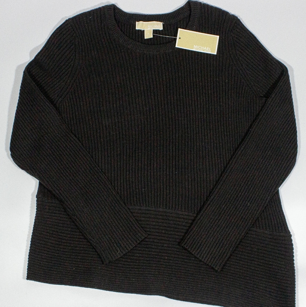 Michael Kors Asymmetrical Zip Sweater Size XL